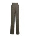 Max Mara Weekend Ebe Camel Trousers In Gray