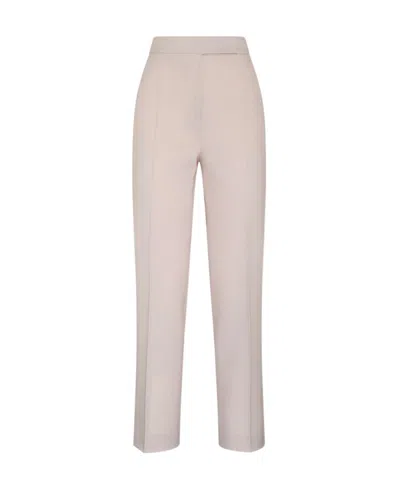 Max Mara Logo Casual Pants In Pink