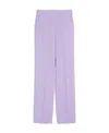 Max Mara Logo Casual Pants In Purple
