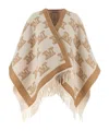 Max Mara Frinestd Cape In Nude