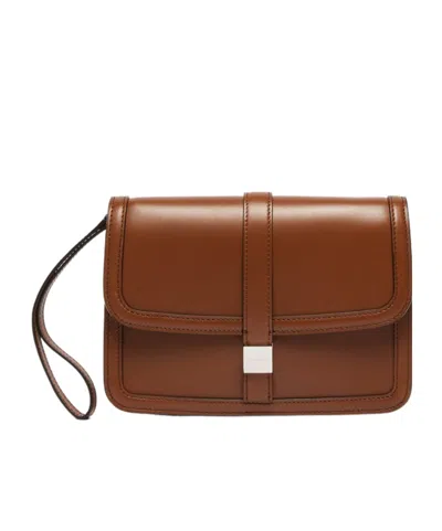MAX MARA LOGO CLUTCH