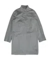 Max Mara Long-sleeved Collar Coat In Gray