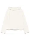 Max Mara Cotton Blend Hoodie Drop Shoulder