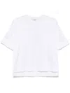 Max Mara Cotton Top With Subtle Logo Detail