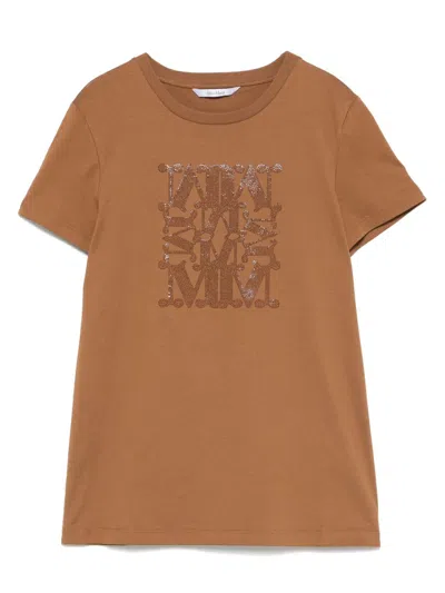 MAX MARA MAX MARA LOGO COTTON T-SHIRT