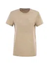 Max Mara Maxmara Mxmgiovane T Shirt With Monogram Logo In Sand