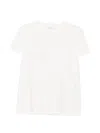 Max Mara Logo Cotton T-shirt In White