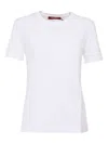 Max Mara Logo-detail Cotton T-shirt In White