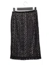 Max Mara Logo Detail Skirt In Black