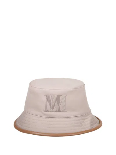 MAX MARA LOGO DETAILED BUCKET HAT