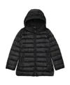 Max Mara Logo Details Down Jacket In Black