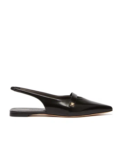 MAX MARA LOGO DETAILS FLAT SHOES