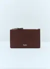 Max Mara Women Logo Embossed Cardholder In Brown