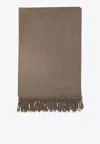 Max Mara Scarves Featuring Fringed Edges In Brown