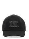 Max Mara 'curved Brim Six-panel Cap For Ventilation' In Black