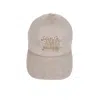 Max Mara Logo Embroidered Baseball Cap In Neutral