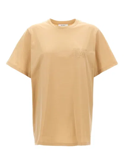 MAX MARA LOGO-EMBROIDERED CREW-NECK T-SHIRT