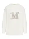 Max Mara Wool-cashmere Palato Sweater In Panna