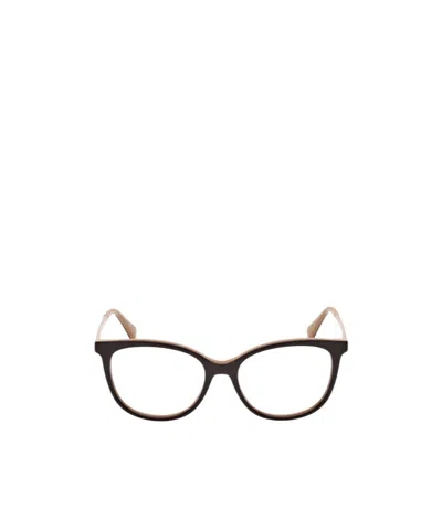 Max Mara Logo Flat Mirror In Black