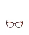 Max Mara Logo Flat Mirror In Red