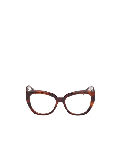 Max Mara Logo Flat Mirror In Black