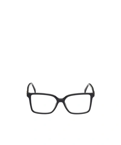 Max Mara Logo Flat Mirror In Black