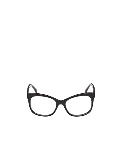Max Mara Logo Flat Mirror In Black