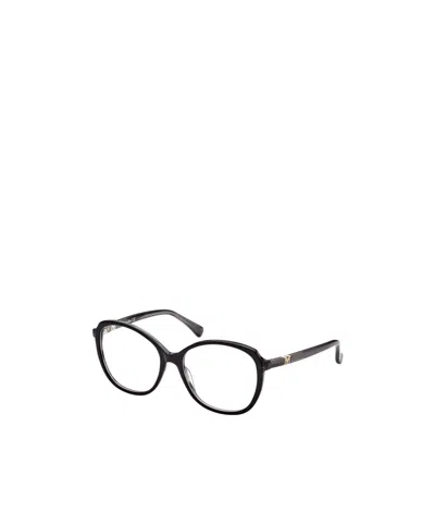 Max Mara Logo Flat Mirror In Black