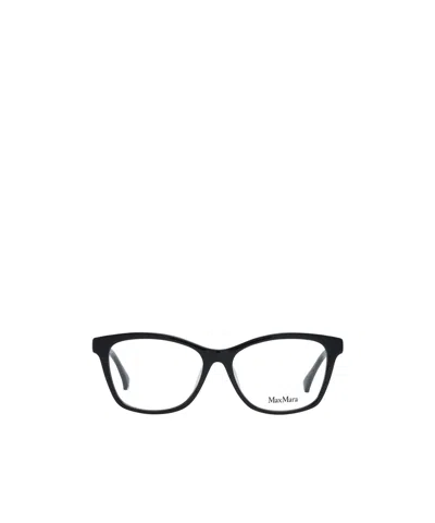 Max Mara Logo Flat Mirror In Black