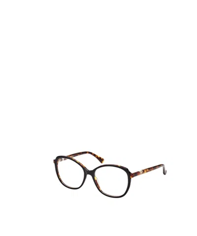 Max Mara Logo Flat Mirror In Black
