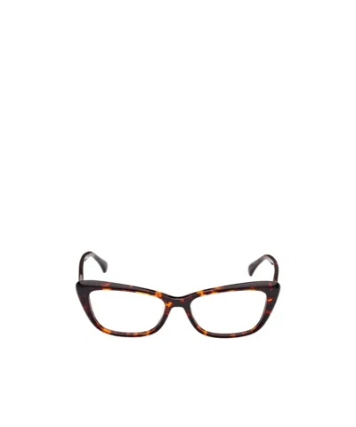 Max Mara Logo Flat Mirror In Black