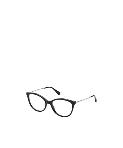 Max Mara Logo Flat Mirror In Black