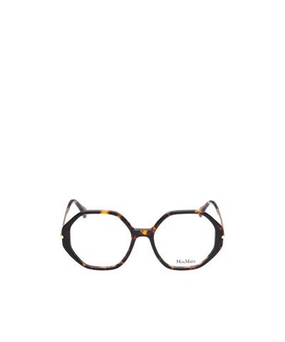 Max Mara Logo Flat Mirror In Black