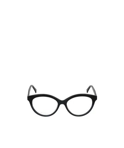 Max Mara Logo Flat Mirror In Black