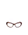 Max Mara Logo Flat Mirror In Brown