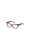 Max Mara Logo Flat Mirror In Brown