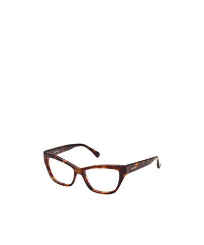 Max Mara Logo Flat Mirror In Brown