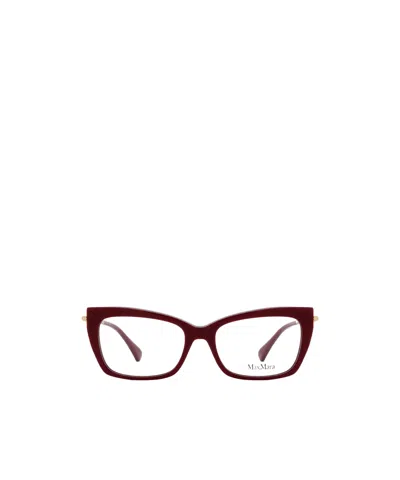Max Mara Logo Flat Mirror In Brown