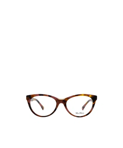Max Mara Logo Flat Mirror In Brown