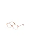 Max Mara Logo Flat Mirror In Nude