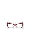 Max Mara Logo Flat Mirror In Red