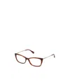 Max Mara Logo Flat Mirror In Red