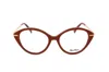 Max Mara Logo Flat Mirror In Red