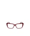 Max Mara Logo Flat Mirror In Red