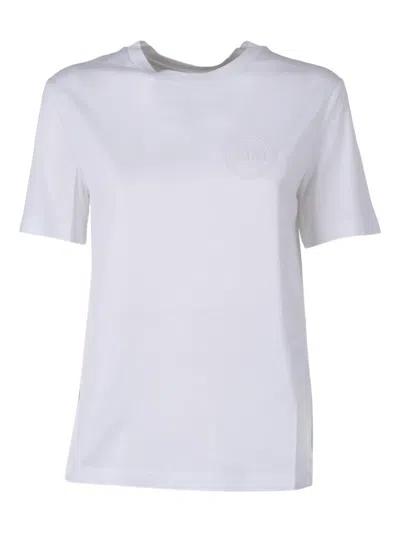 Max Mara Logo Gattoni Top In White