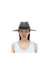 Max Mara Paper Yarn Hat In Gray