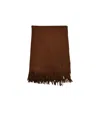 Max Mara Logo Logo Scarf In Brown