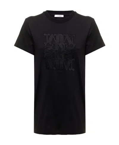 Max Mara Taverna Logo T-shirt Black