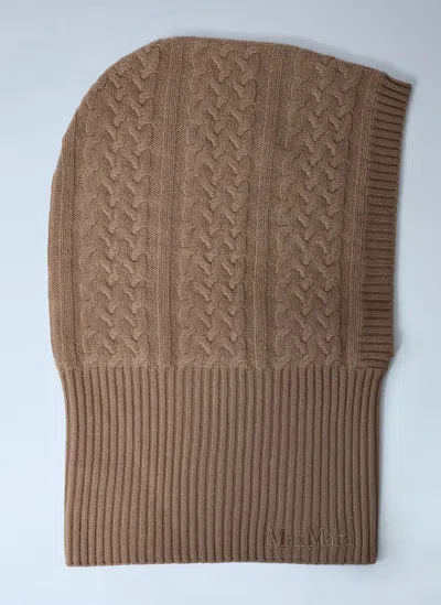 MAX MARA LOGO MOTIF BALACLAVE