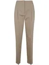 MAX MARA LOGO PATCH STRAIGHT LEG PANTS MAX MARA